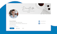 design eye catching linkedin personal and company covers