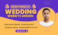 design wedding website and photography website