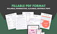 design fillable pdf, interactive pdf design
