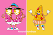 make character flat design illustration