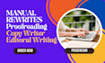 manually rewrite your content with expert article rewriting