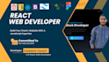do javascript, react js websites as a full stack developer