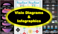 develop diagrams logo and infographics in visio