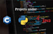 do your programming projects, c, cpp, java, python