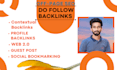 do monthly off page SEO with high quality backlinks