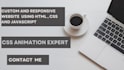 create HTML CSS and javascript responsive websites