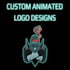 create a custom animated logo intro video