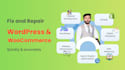 fix wordpress issues, critical error elementor design and woocommerce fix in 12h