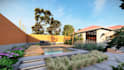 do backyard landscape design, pool and garden patio