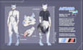 make custom furry reference sheet art or oc
