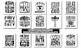 minimalist typography and christian tshirts design