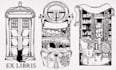 draw personalized ex libris stamp illustration
