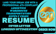 write a winning resume for logistics, warehouse and transportation industry