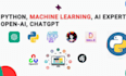 do ai chatbot, machine learning, python projects in python
