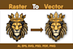 convert logo to vector, image to vector and redraw