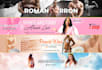 design a luxury youtube banner and logo