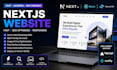 build fast next js website with modern UI
