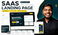 design a high converting saas landing page for your startup