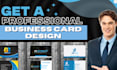 create a custom business card design