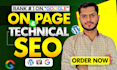 do wordpress on page seo technical optimization competitor analysis to get top