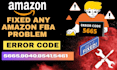 fix any amazon fba problem and listing error
