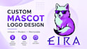 design a custom mascot logo for your business  or channel