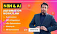 develop n8n automation, n8n workflow, ai automation, ai chatbot or n8n ai agent