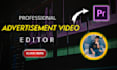 edit professional advertisement video in adobe premiere pro