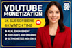 complete your youtube monetization criteria