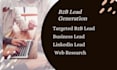 b2b linkedin lead generation and email list building