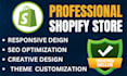 create a shopify clothing store with design