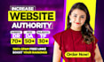 increase DR ahrefs domain rating moz da domain authority tf