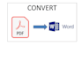 convert pdf to word, excel , etc