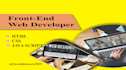 be your front end web developer with HTML, CSS and js