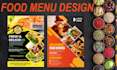 do an amazing menu design, food menu, restaurant menu