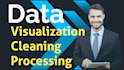 do data  cleaning , visualization using power bi,python, r