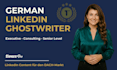 write german linkedin posts that build authority