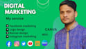 social media post and with canva post