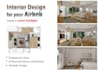 interior design your airbnb with shopping list