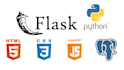 develop an impressive web app using python flask, HTML, CSS, and js with restapi