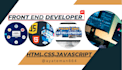 develop responsive front end website with HTML5,CSS,javascript and bootstrap