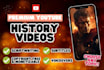 create the ai historian and stellar sagas style youtube videos