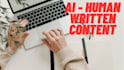 create ai to human written content