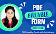 create fillable pdf form or convert to fillable pdf form