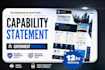 design a professional capability statement for federal government contract