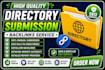do provide 150 HQ directory submission dofollow  backlinks