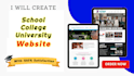 create your school, college, lms system, university website