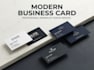professional minimalist business card design