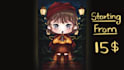 make unique anime chibi art