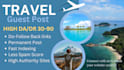 publish your guest posts on travel and tourism blogs